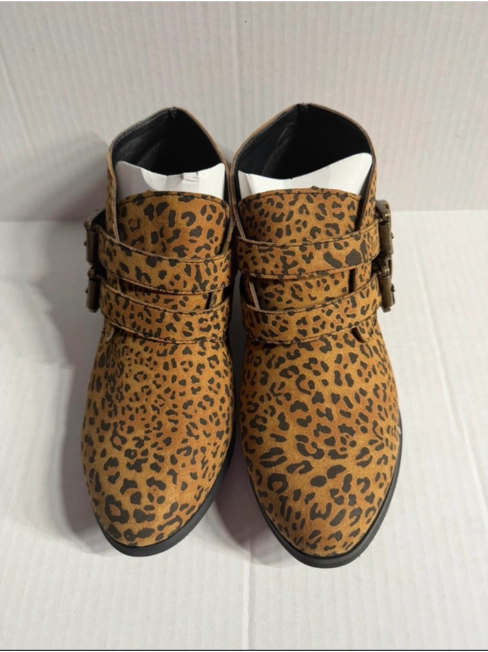 Volcom Leopard Print Ankle Boots